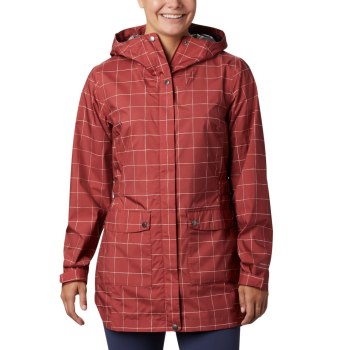 Columbia Here And There Trench, Chamarras Rojos Para Mujer | 967234-CZI